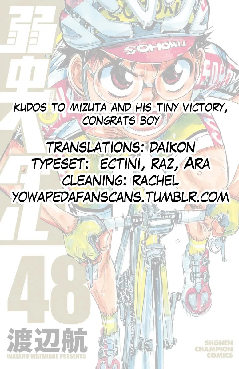 Yowamushi Pedal Chapter 415 page 19