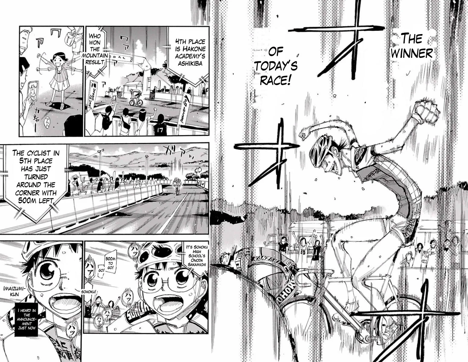 Yowamushi Pedal Chapter 415 page 10