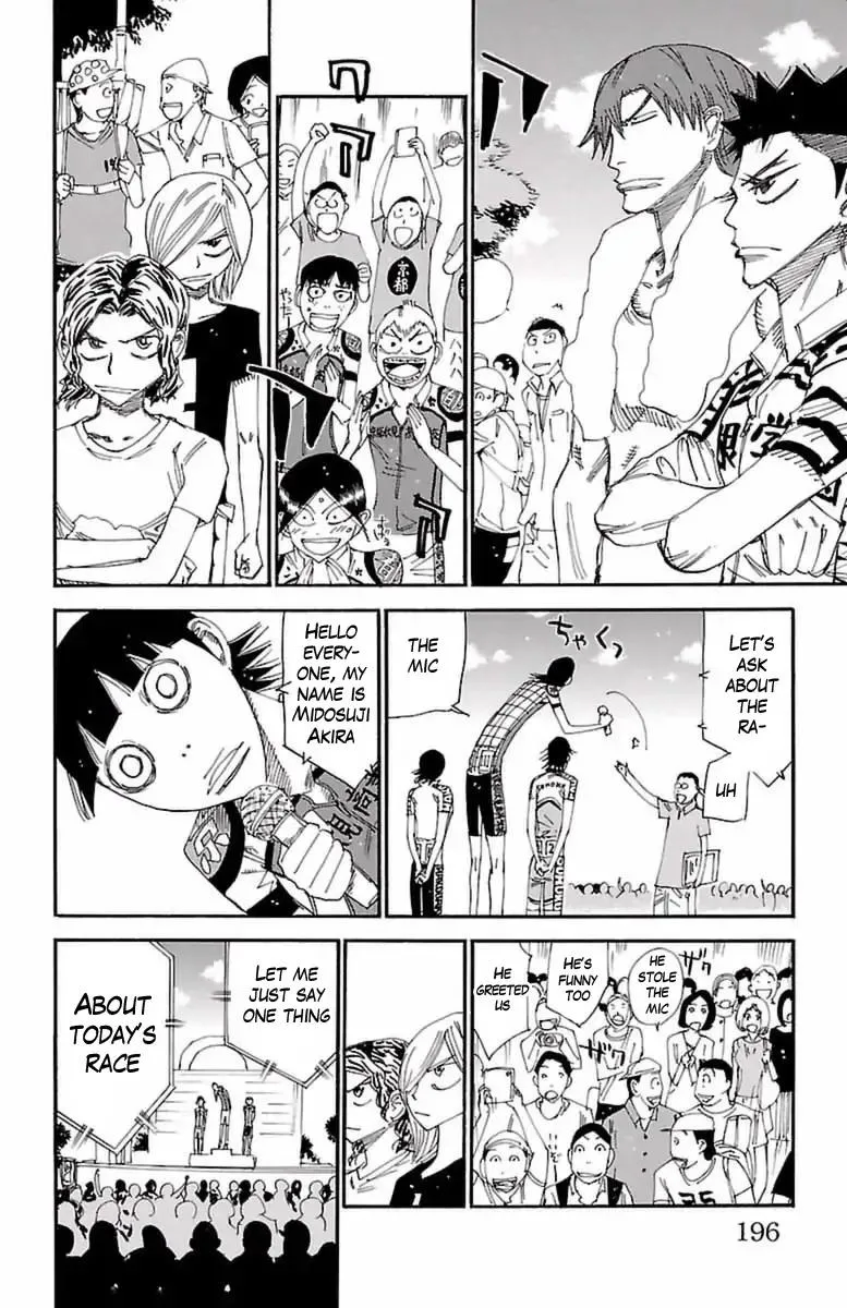 Yowamushi Pedal Chapter 416 page 15
