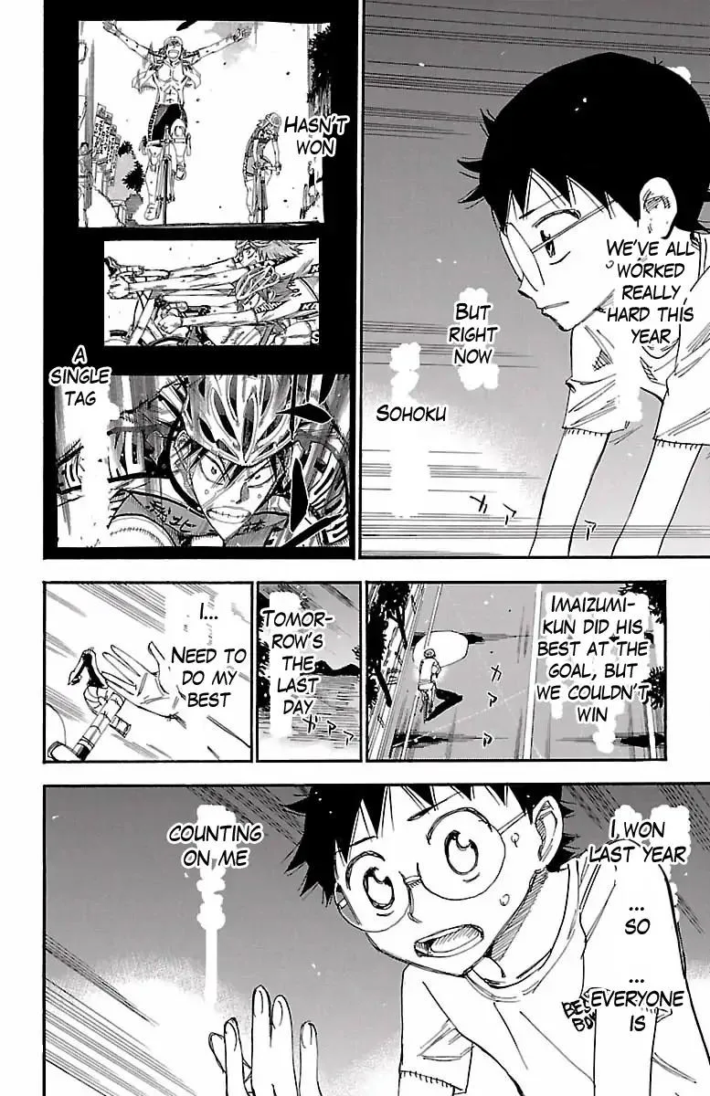 Yowamushi Pedal Chapter 417 page 14