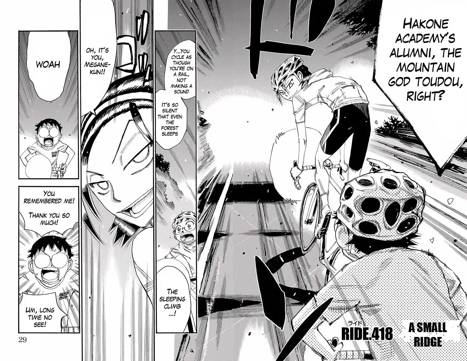 Yowamushi Pedal Chapter 418 page 2