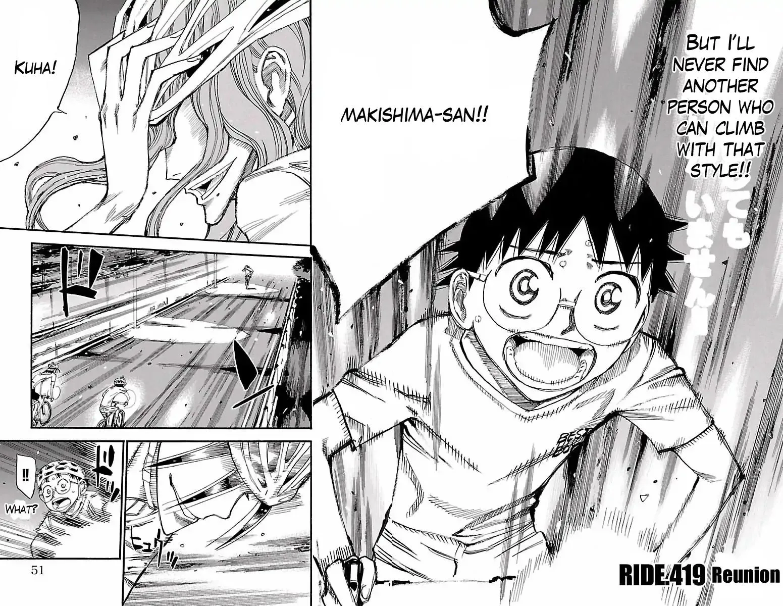 Yowamushi Pedal Chapter 419 page 4