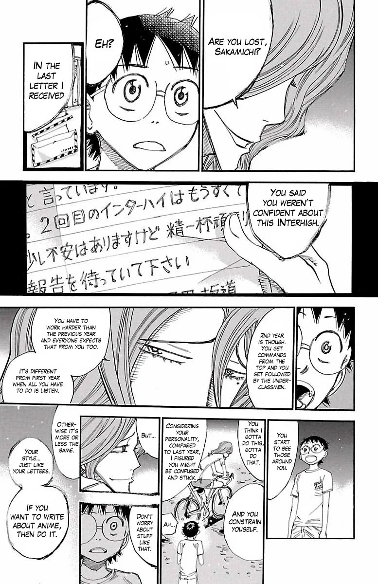 Yowamushi Pedal Chapter 421 page 13