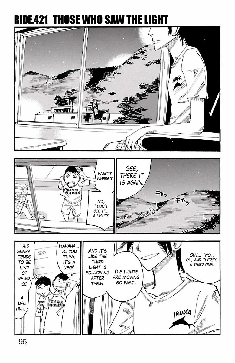 Yowamushi Pedal Chapter 421 page 1