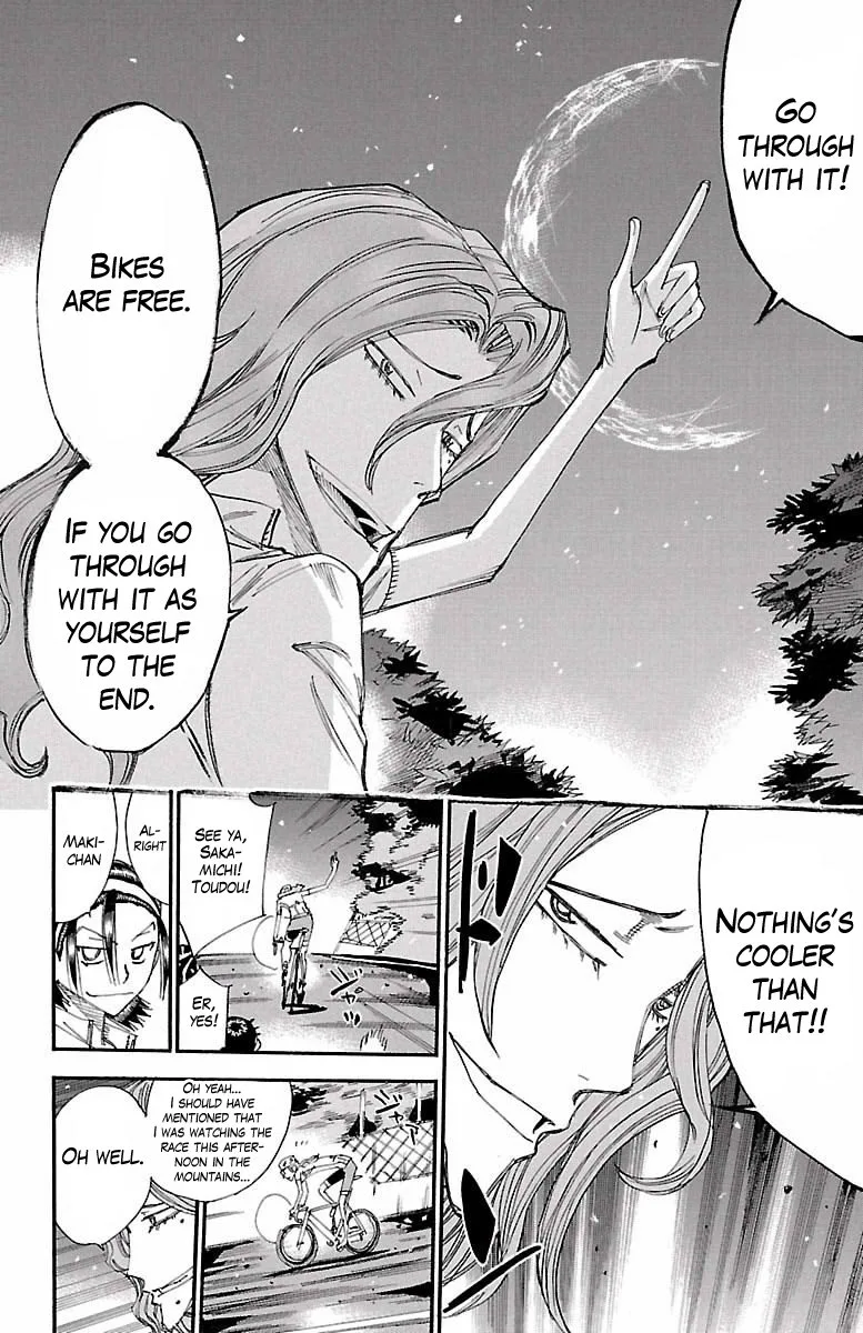 Yowamushi Pedal Chapter 421 page 14