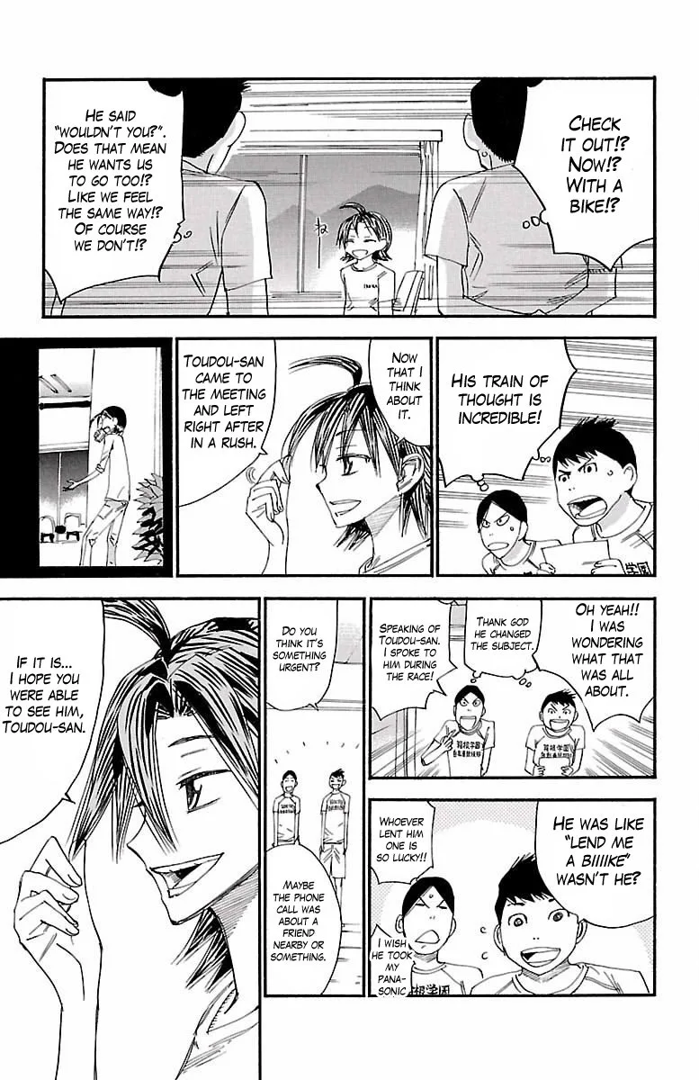 Yowamushi Pedal Chapter 421 page 4