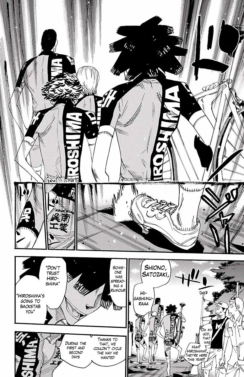 Yowamushi Pedal Chapter 422 page 15