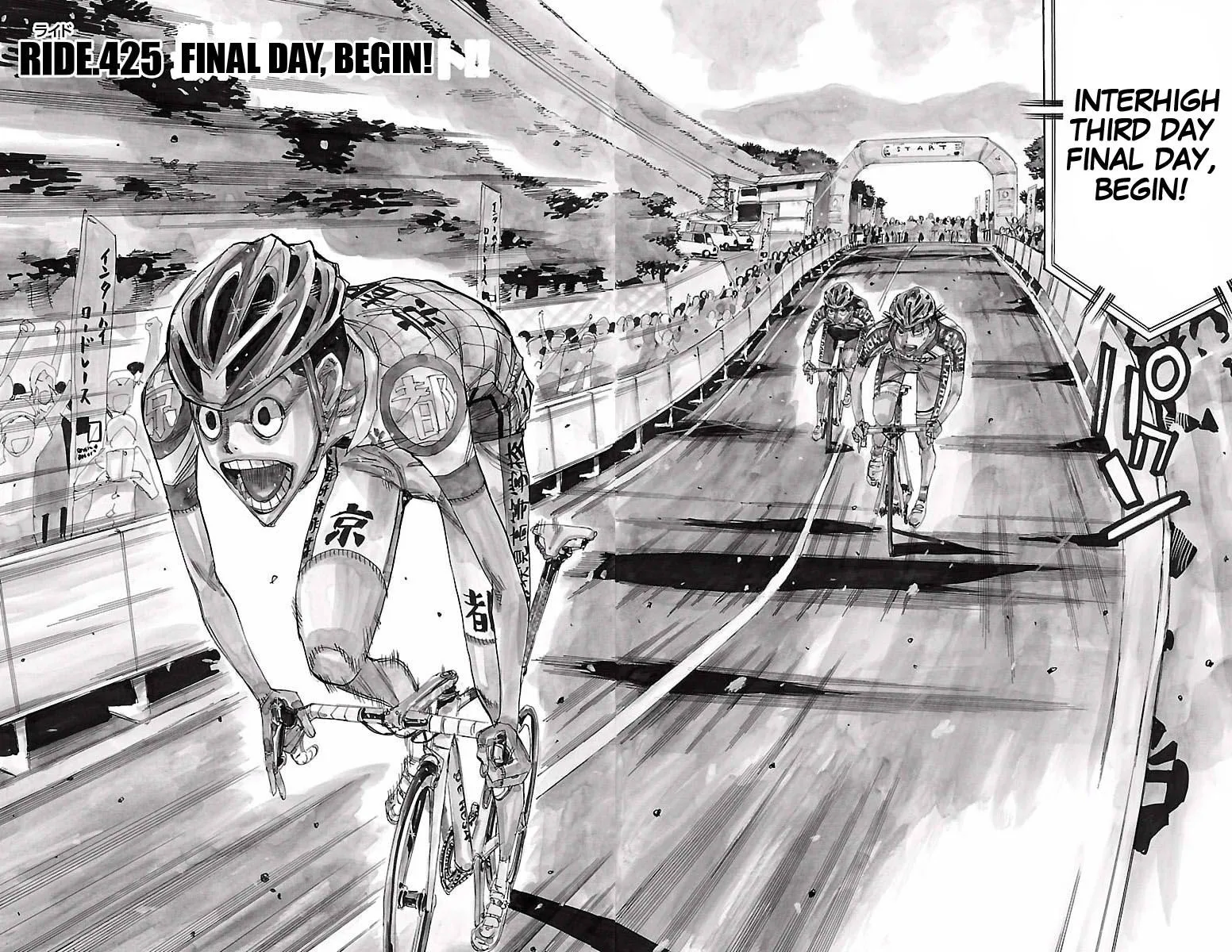 Yowamushi Pedal Chapter 425 page 2