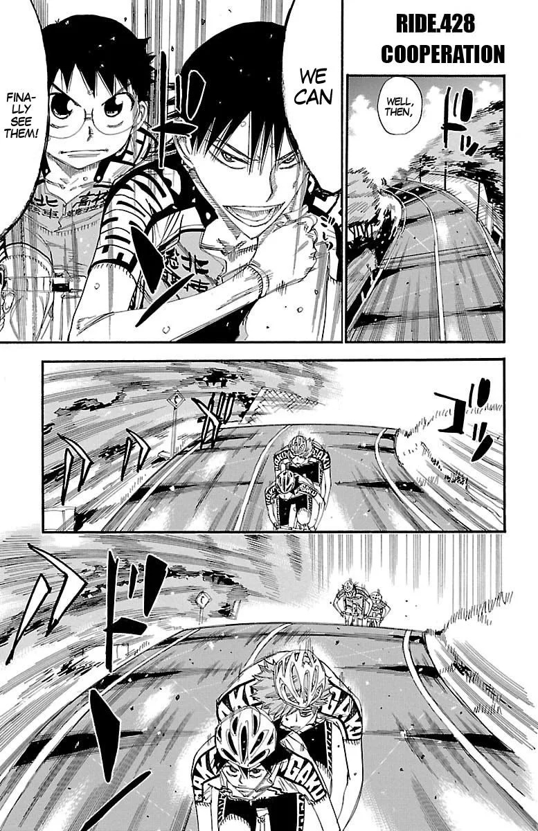 Yowamushi Pedal Chapter 428 page 1