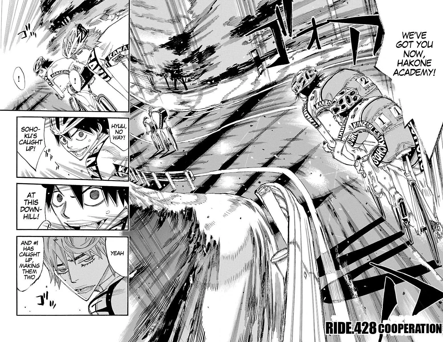 Yowamushi Pedal Chapter 428 page 2