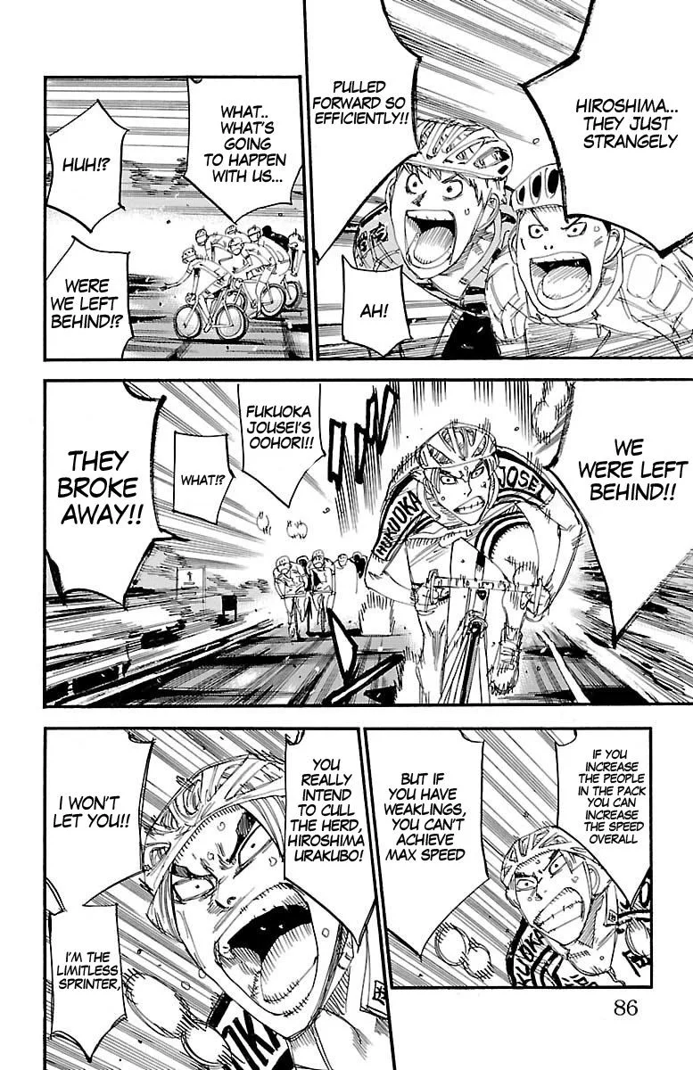 Yowamushi Pedal Chapter 429 page 18
