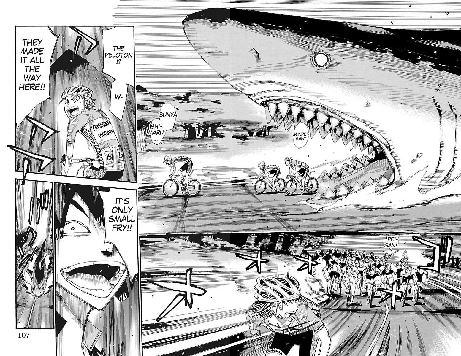 Yowamushi Pedal Chapter 430 page 14