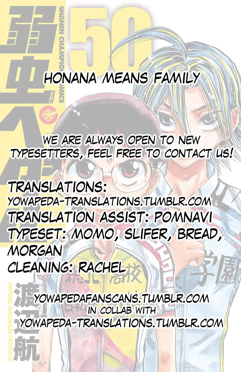 Yowamushi Pedal Chapter 431 page 20