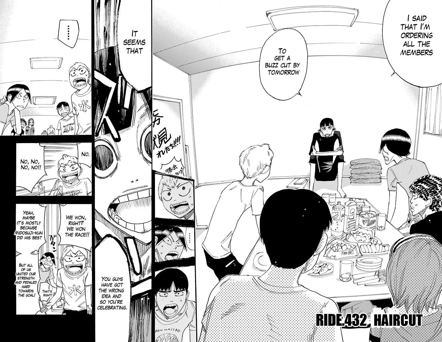 Yowamushi Pedal Chapter 432 page 2