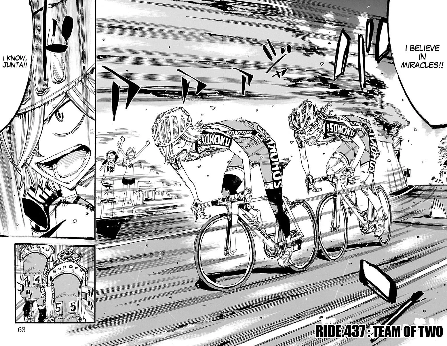 Yowamushi Pedal Chapter 437 page 2