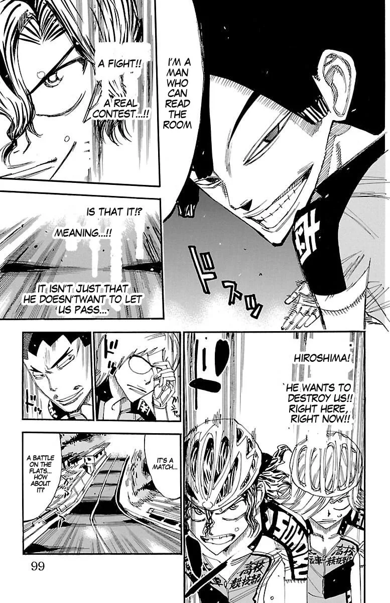 Yowamushi Pedal Chapter 438 page 14