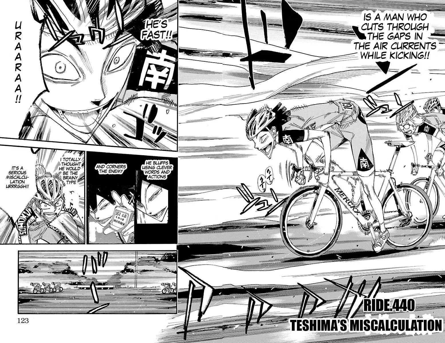 Yowamushi Pedal Chapter 440 page 2