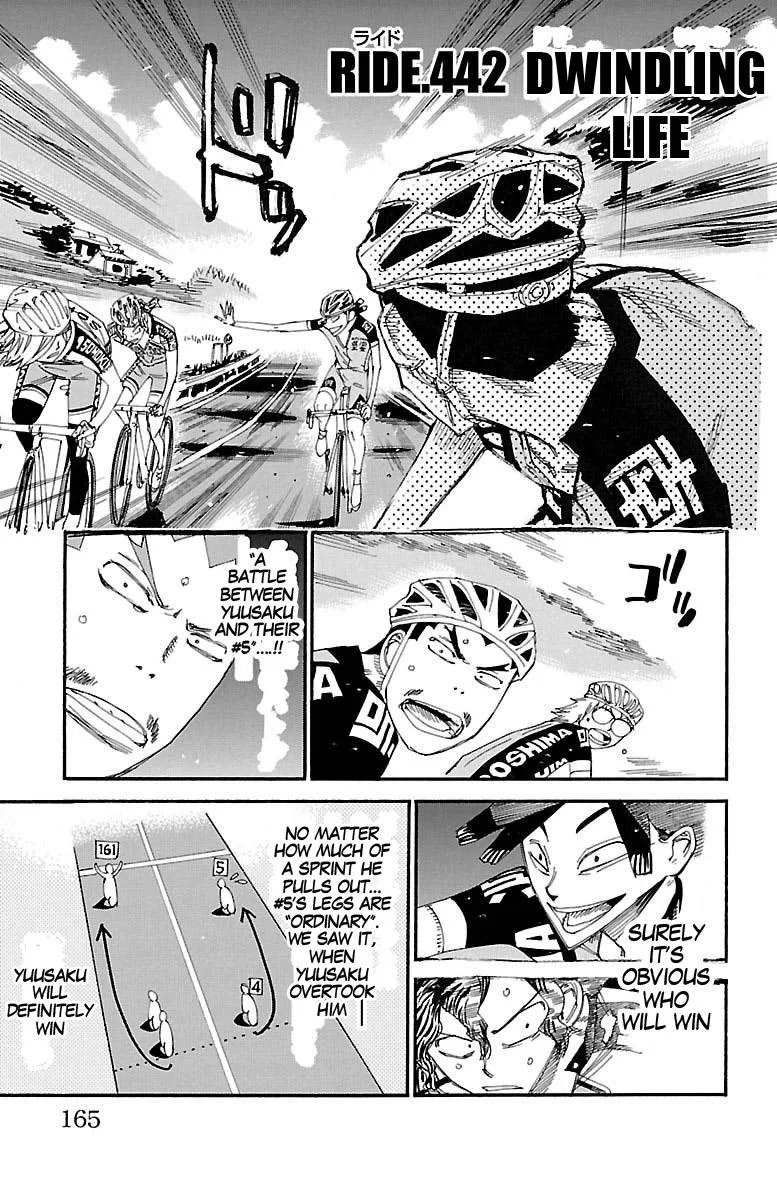 Yowamushi Pedal Chapter 442 page 1