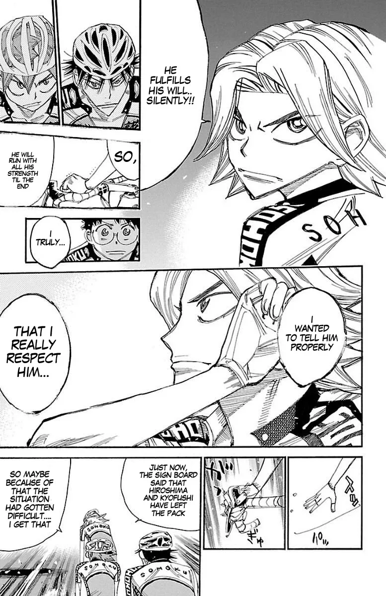 Yowamushi Pedal Chapter 445 page 8
