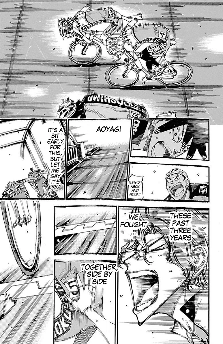 Yowamushi Pedal Chapter 447 page 14