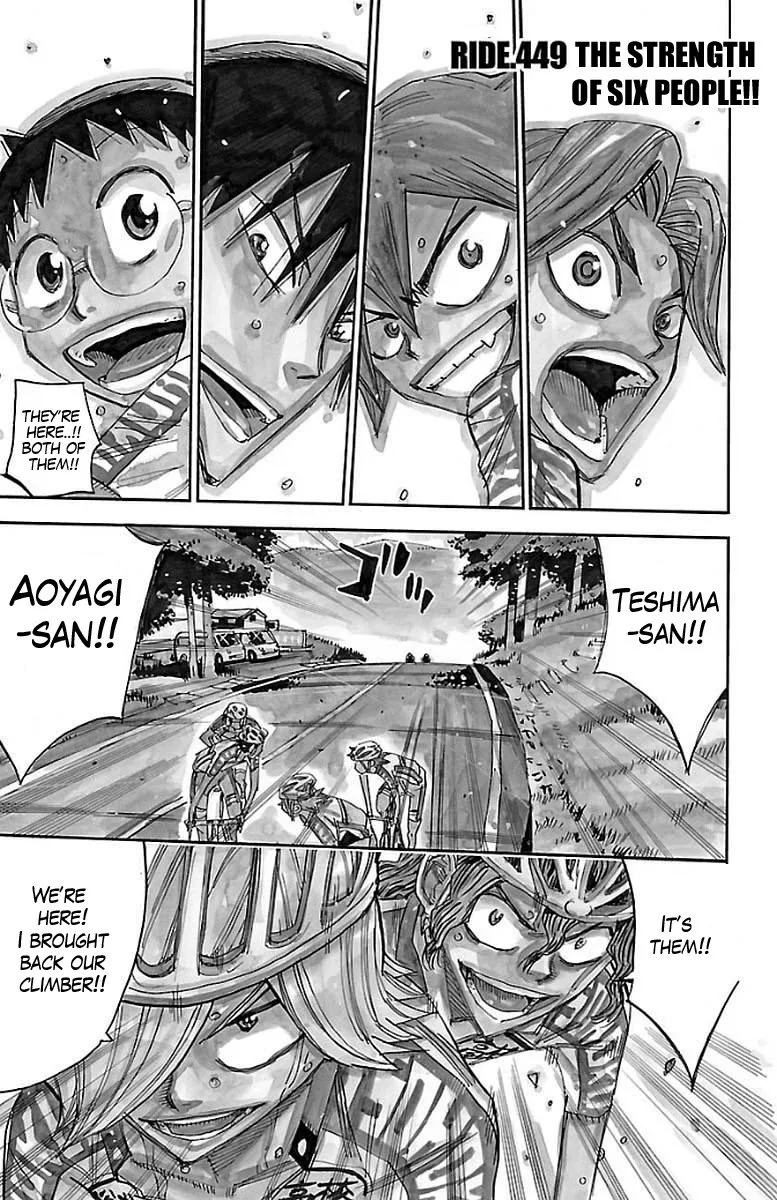 Yowamushi Pedal Chapter 449 page 1