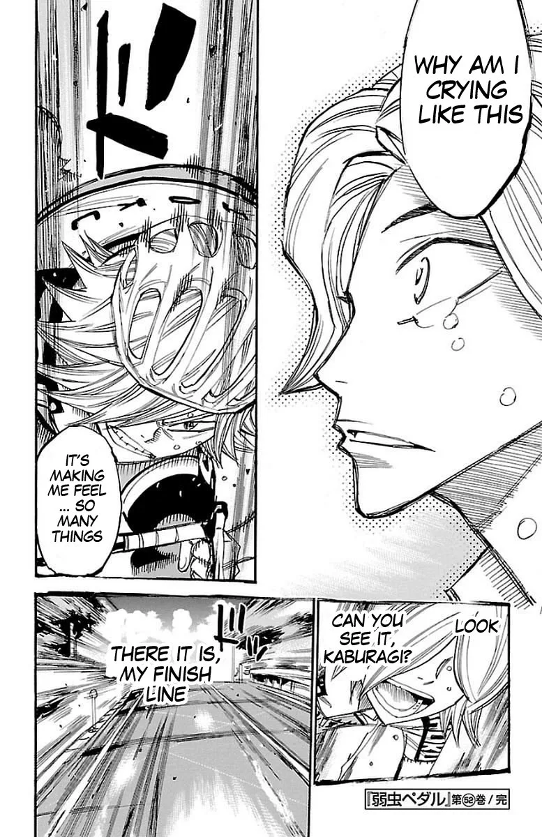 Yowamushi Pedal Chapter 450 page 16