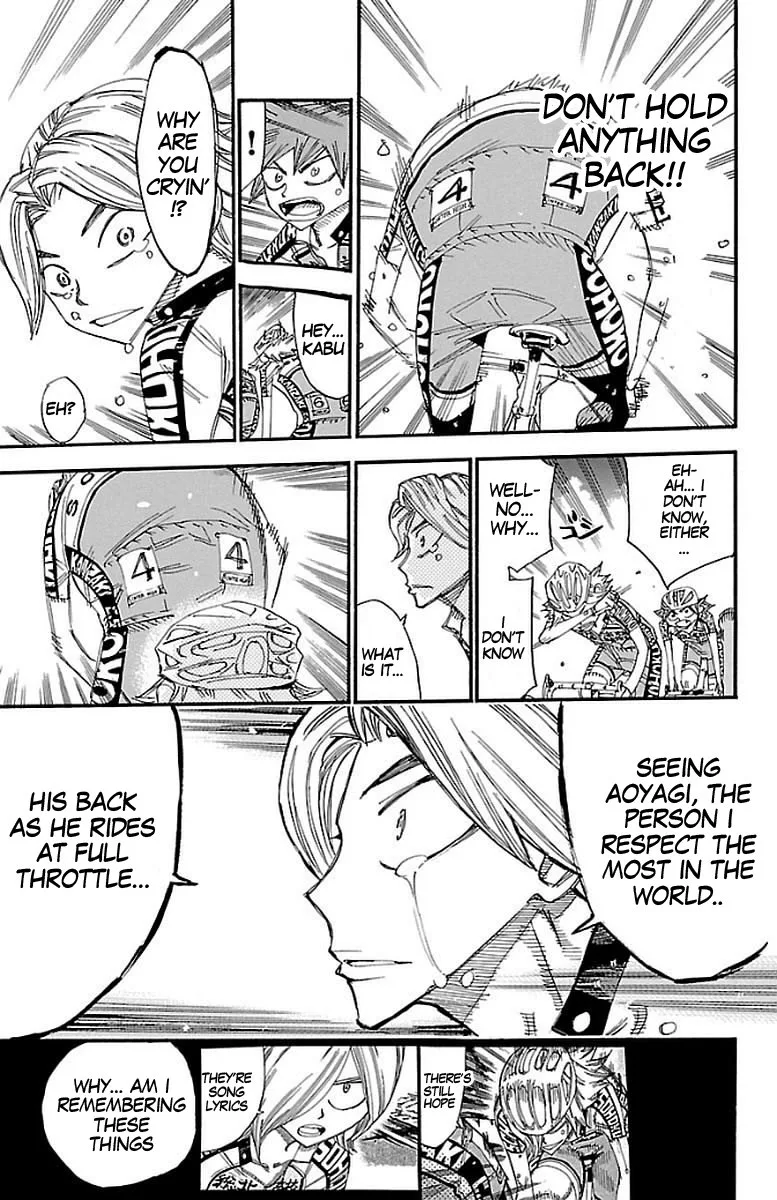 Yowamushi Pedal Chapter 450 page 15