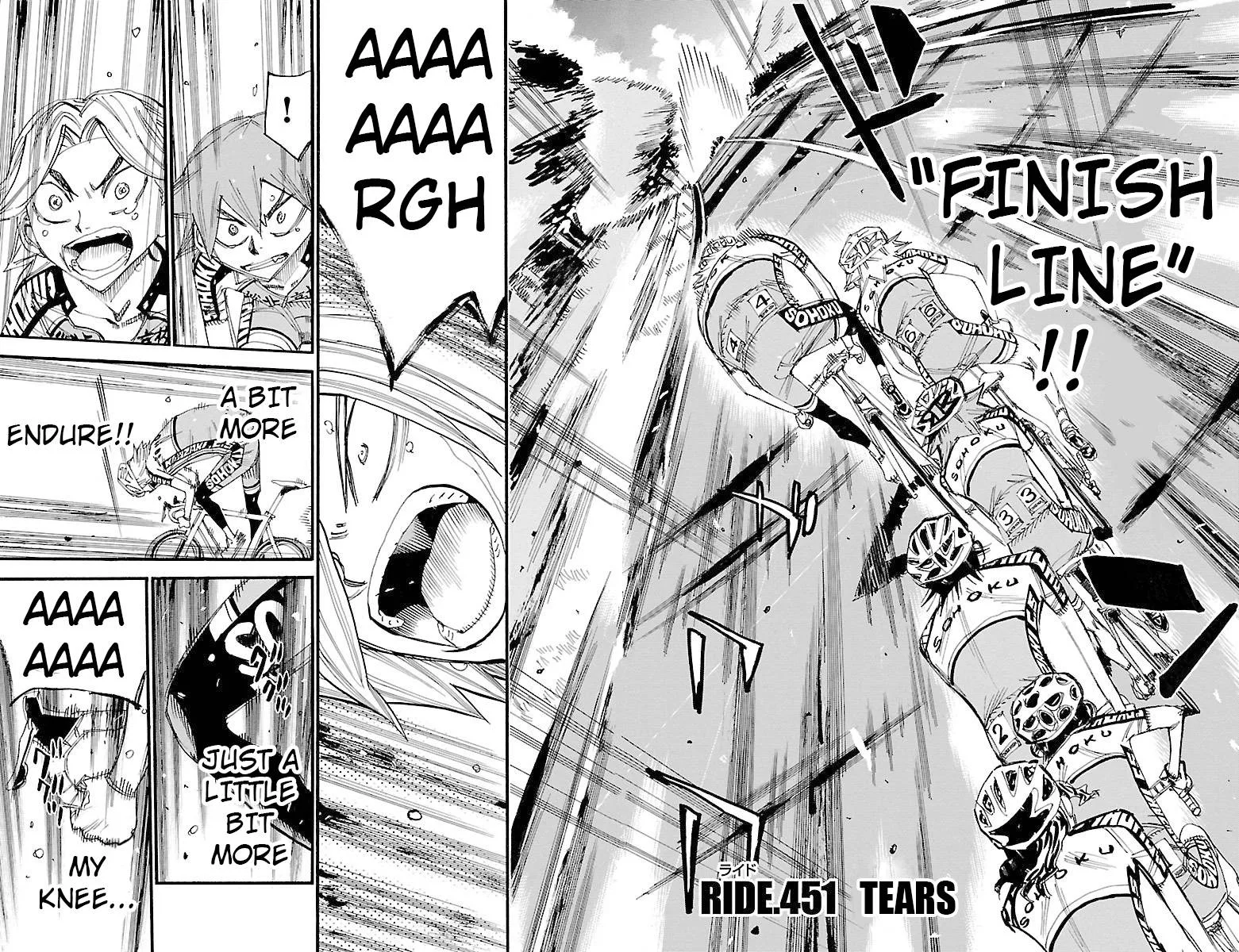 Yowamushi Pedal Chapter 451 page 3
