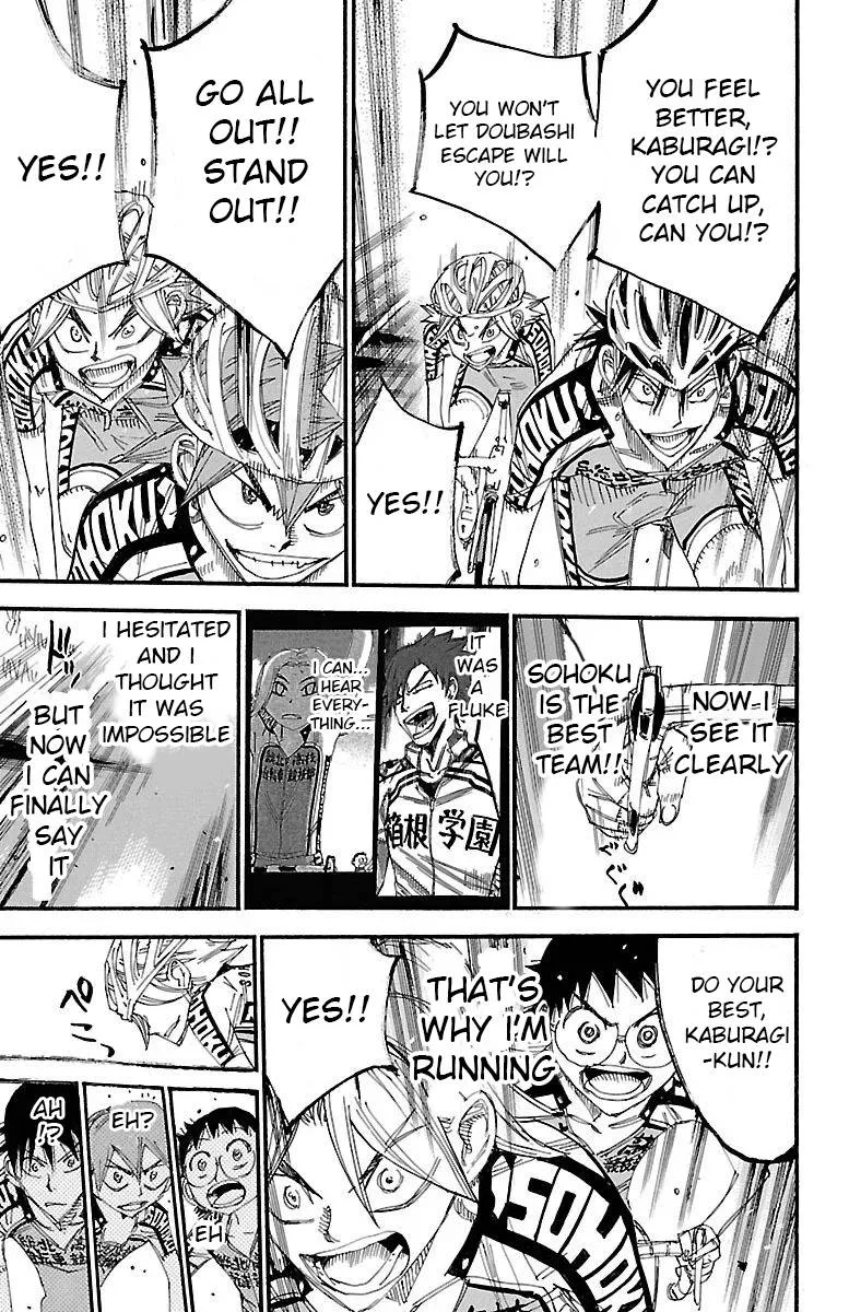 Yowamushi Pedal Chapter 454 page 15