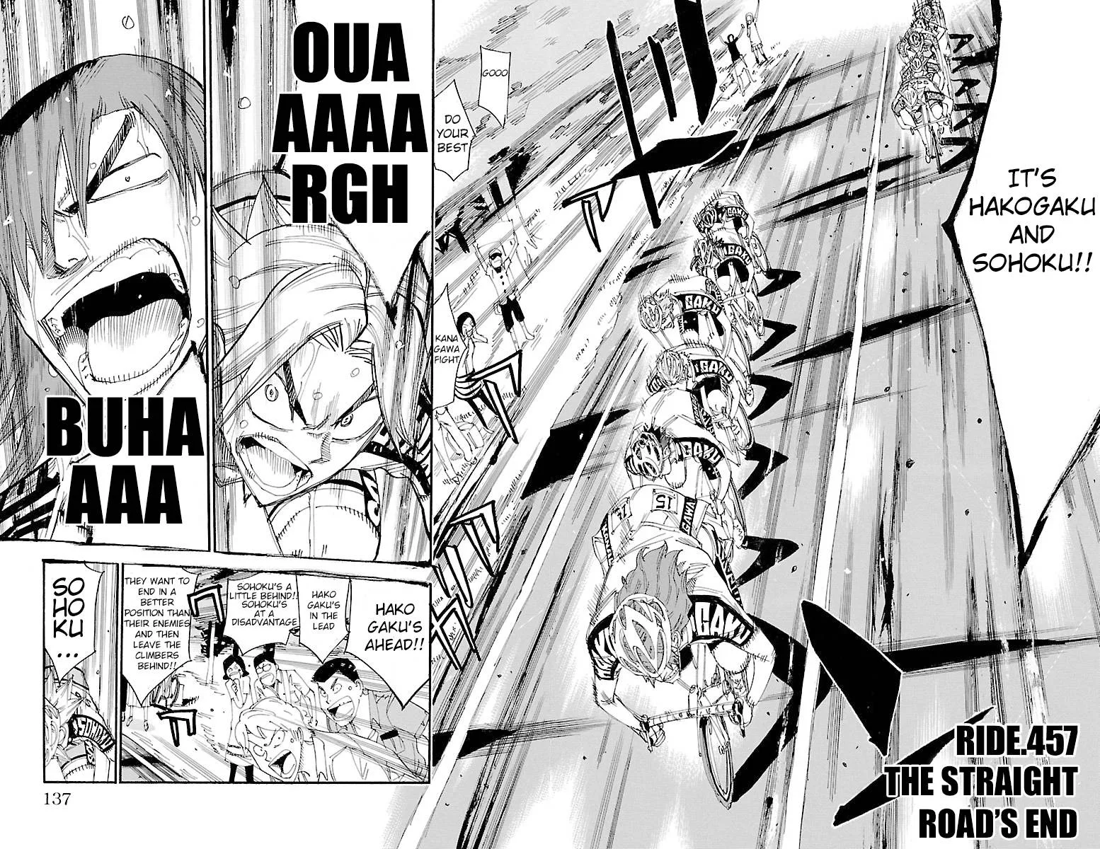 Yowamushi Pedal Chapter 457 page 2