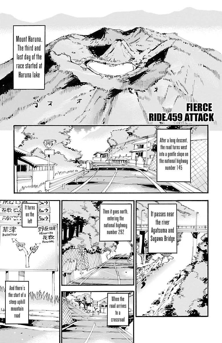 Yowamushi Pedal Chapter 459 page 1