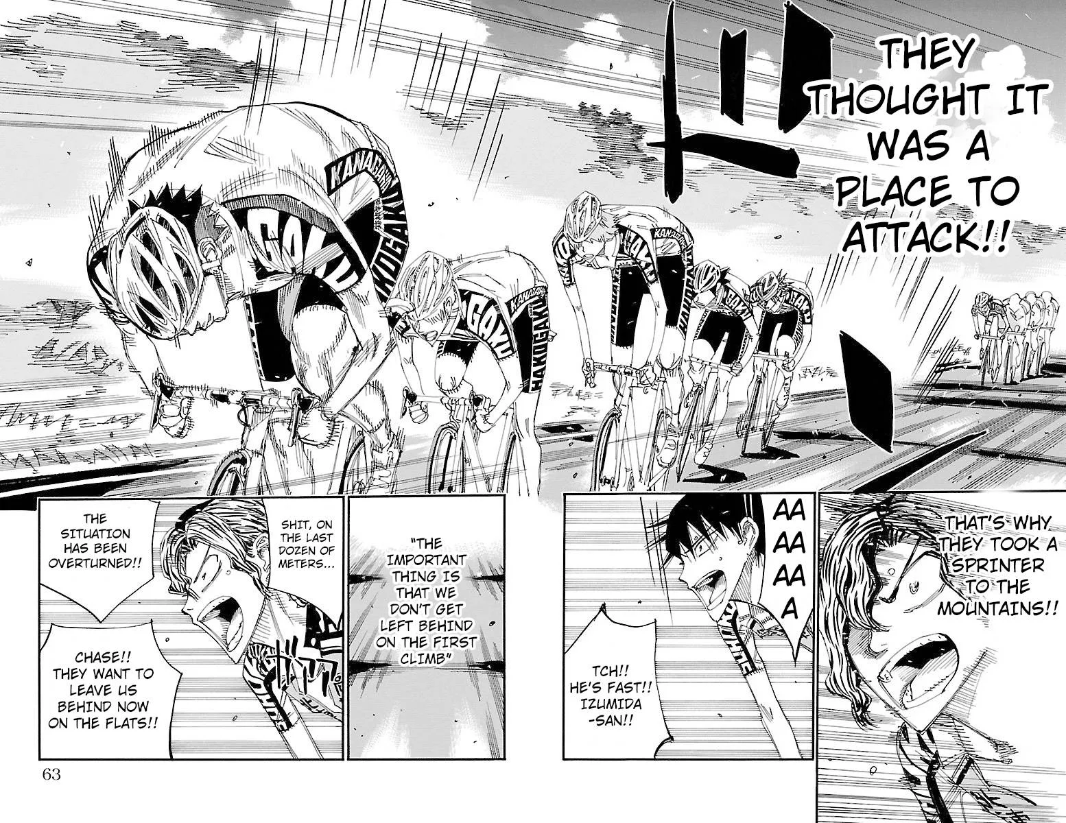 Yowamushi Pedal Chapter 461 page 16