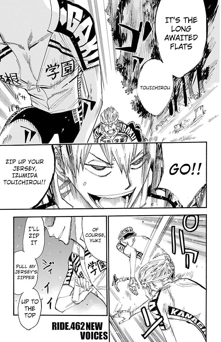 Yowamushi Pedal Chapter 462 page 1