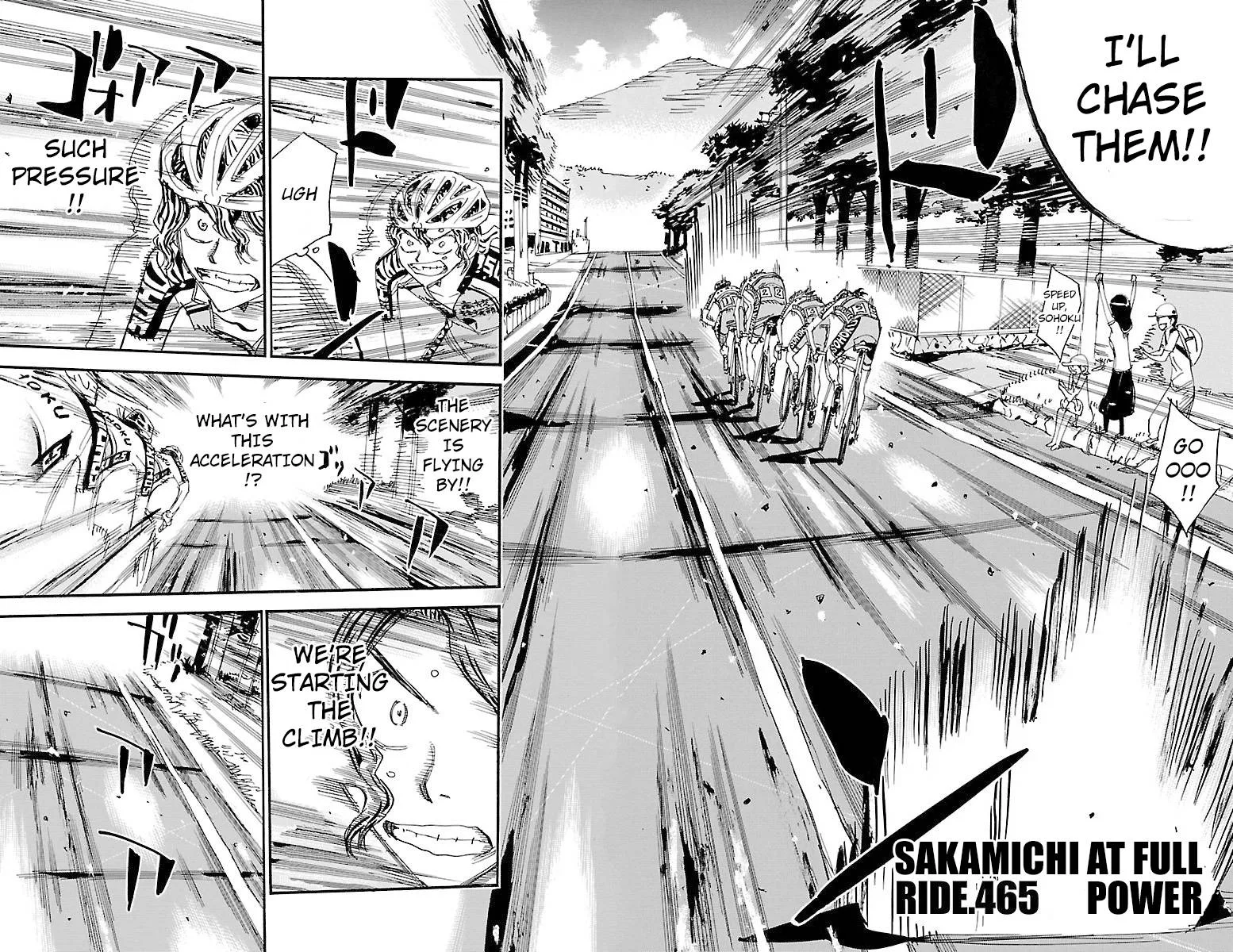 Yowamushi Pedal Chapter 465 page 2