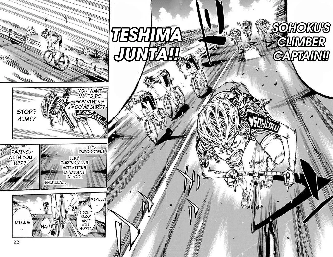 Yowamushi Pedal Chapter 468 page 15