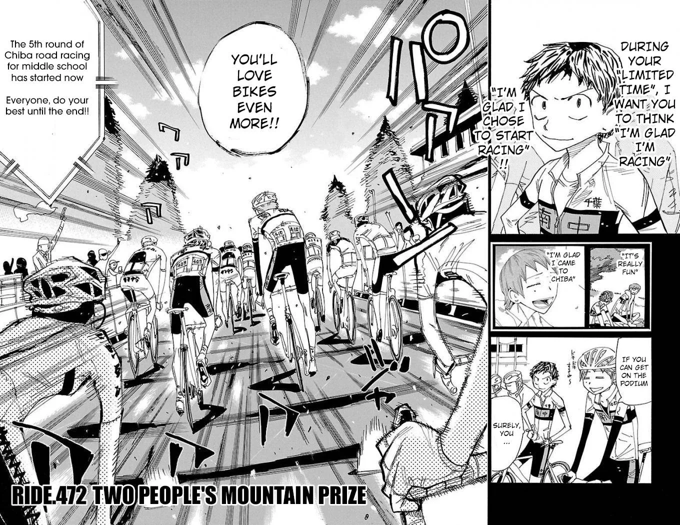 Yowamushi Pedal Chapter 472 page 2