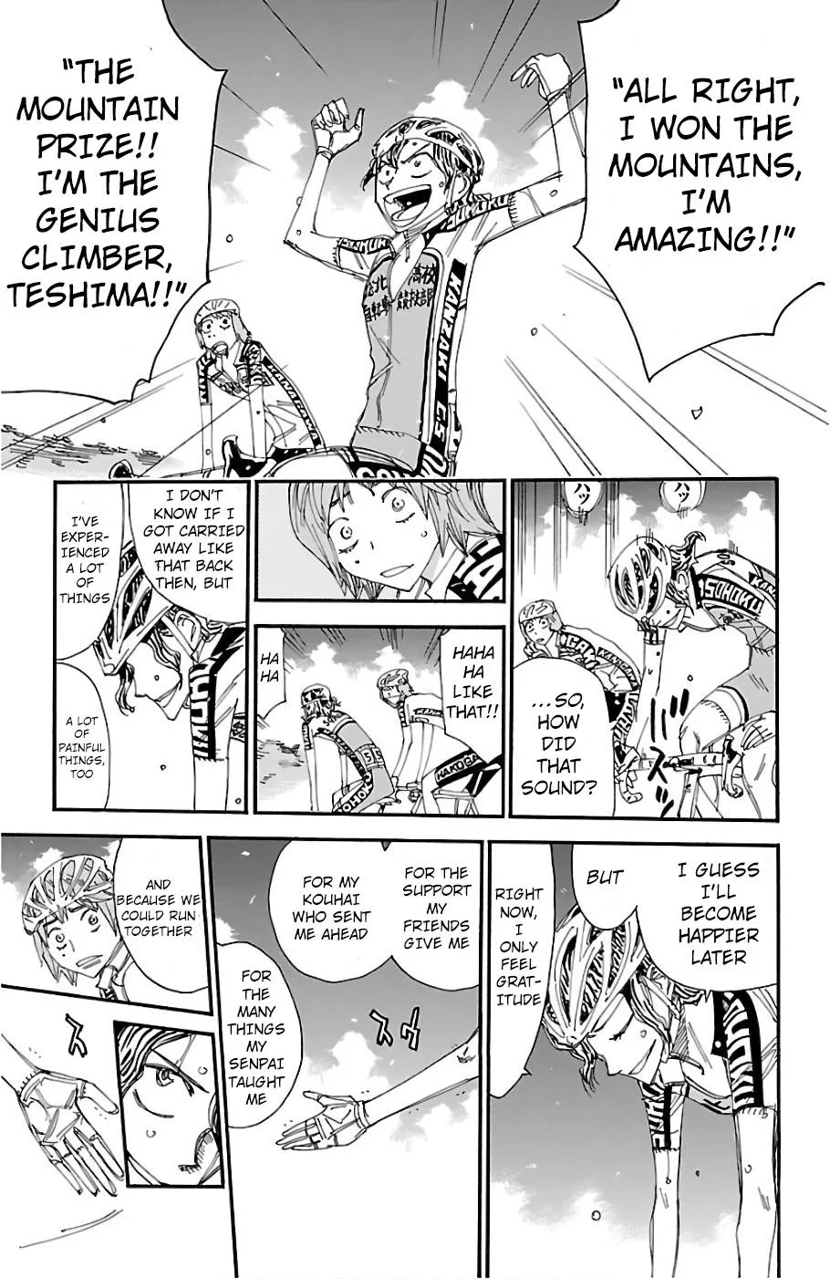 Yowamushi Pedal Chapter 481 page 10