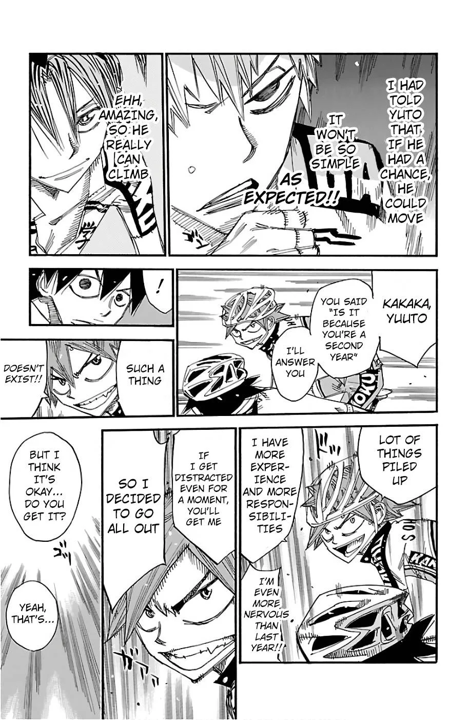 Yowamushi Pedal Chapter 482 page 13