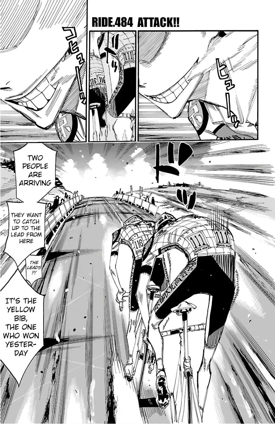 Yowamushi Pedal Chapter 484 page 1