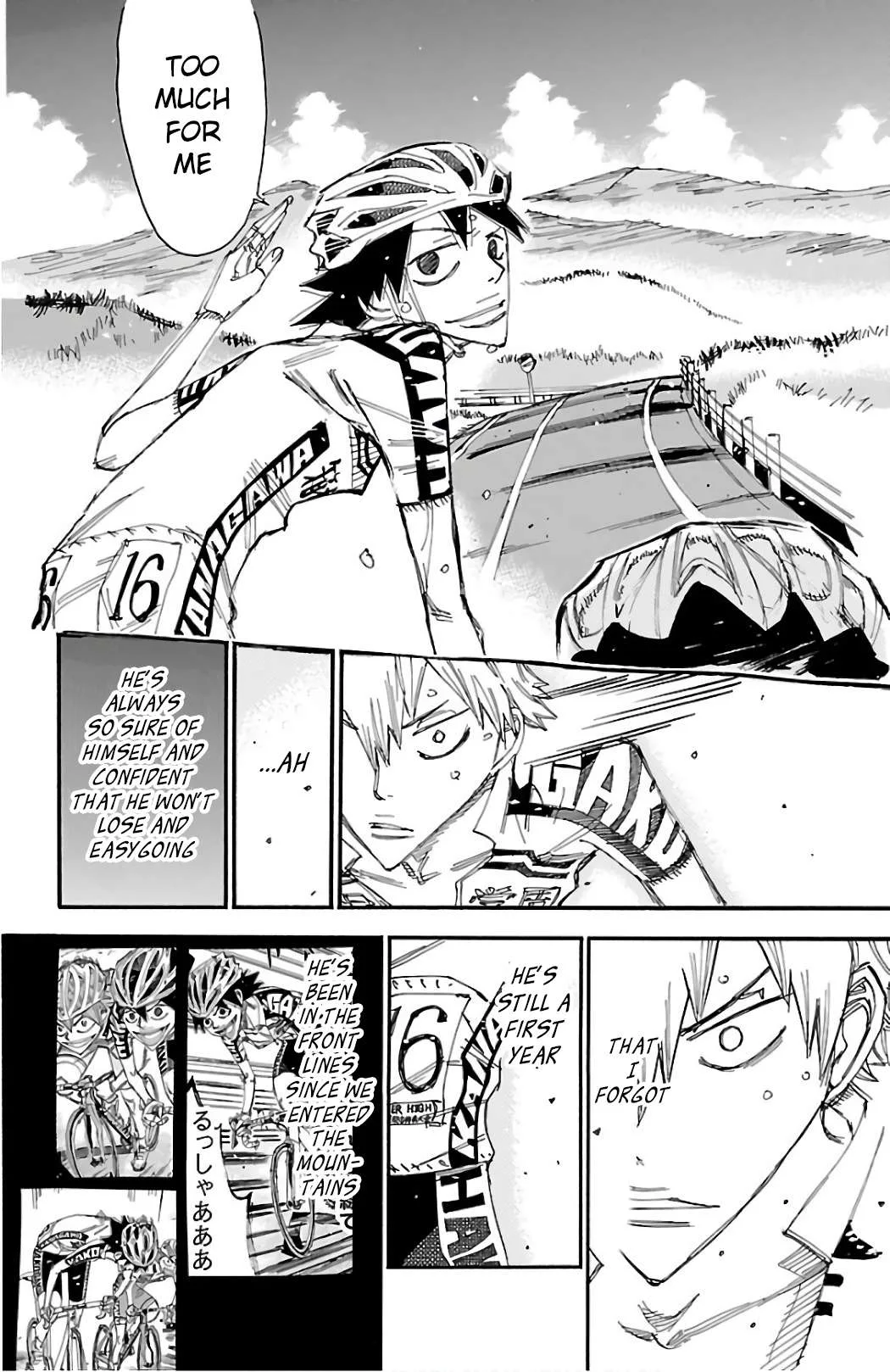 Yowamushi Pedal Chapter 486 page 10