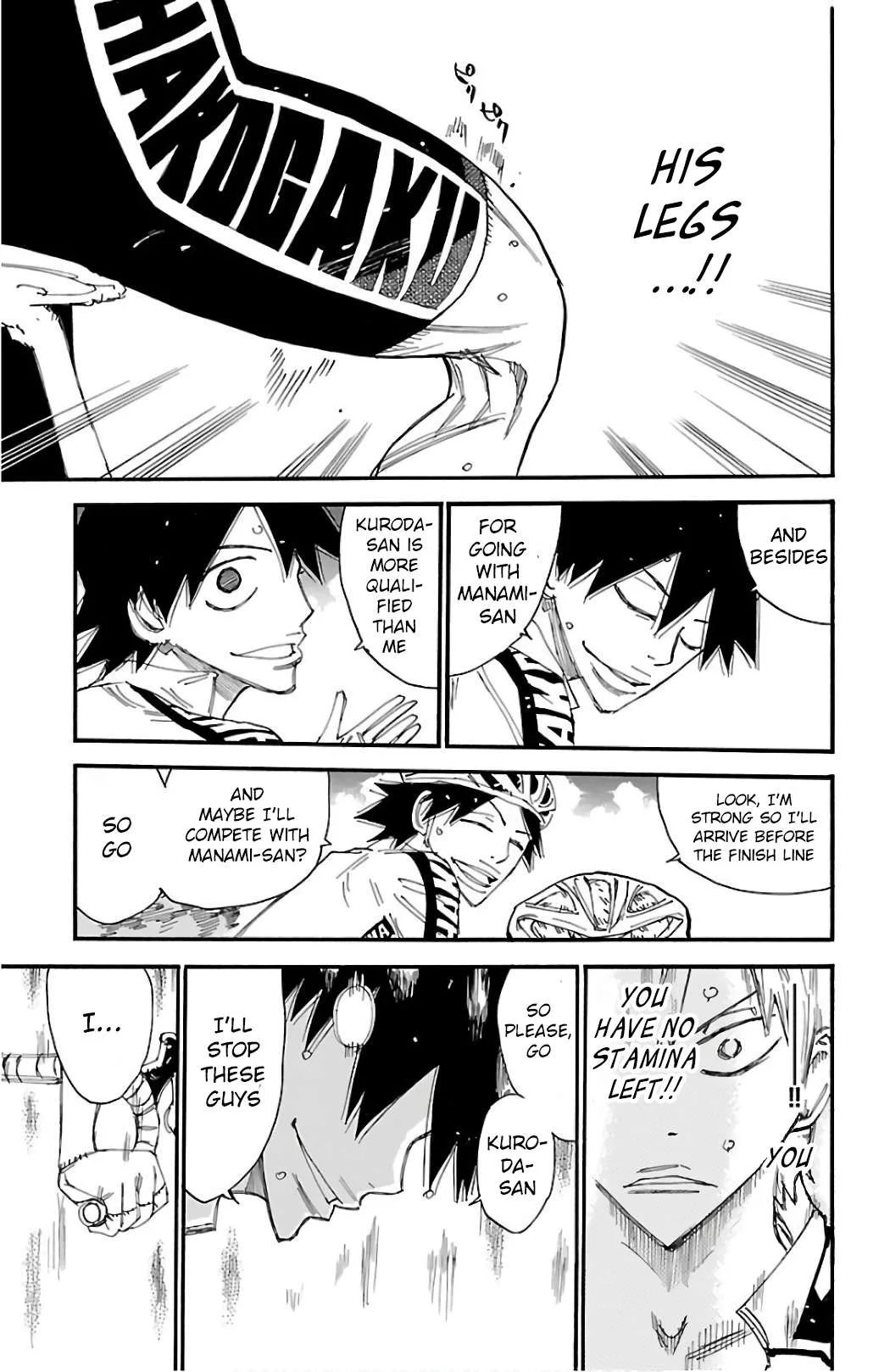 Yowamushi Pedal Chapter 486 page 11