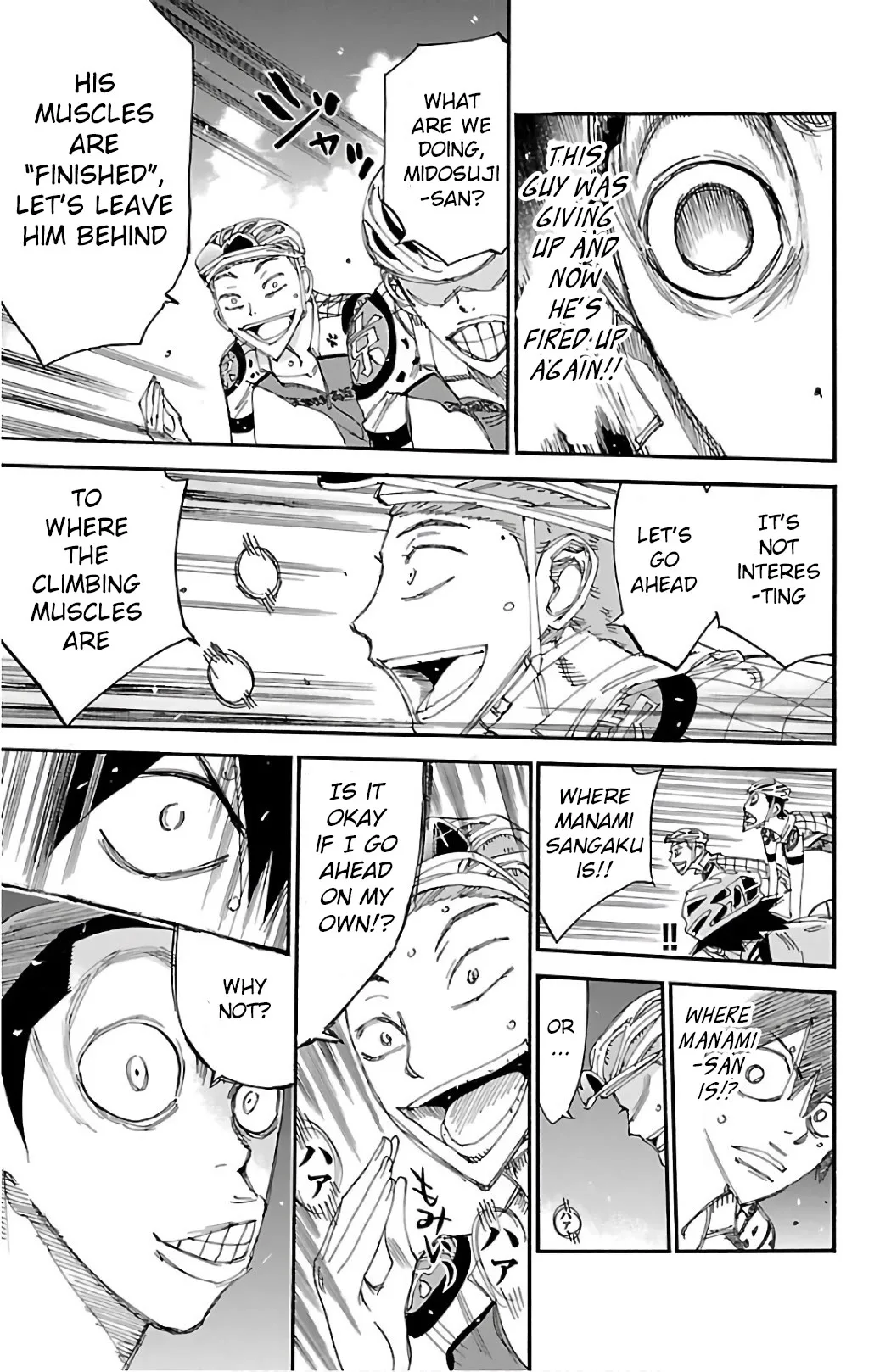 Yowamushi Pedal Chapter 487 page 13