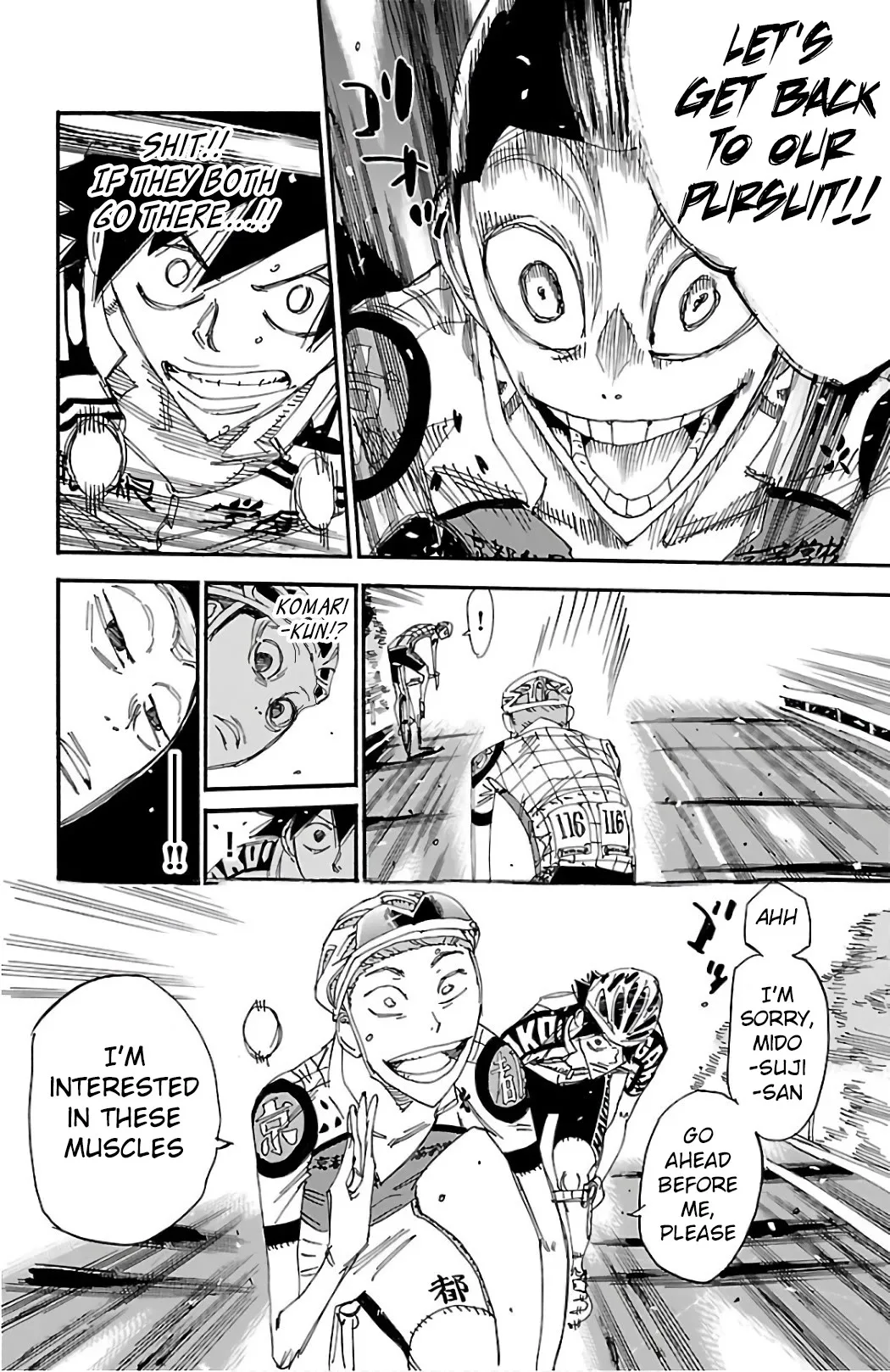 Yowamushi Pedal Chapter 487 page 17