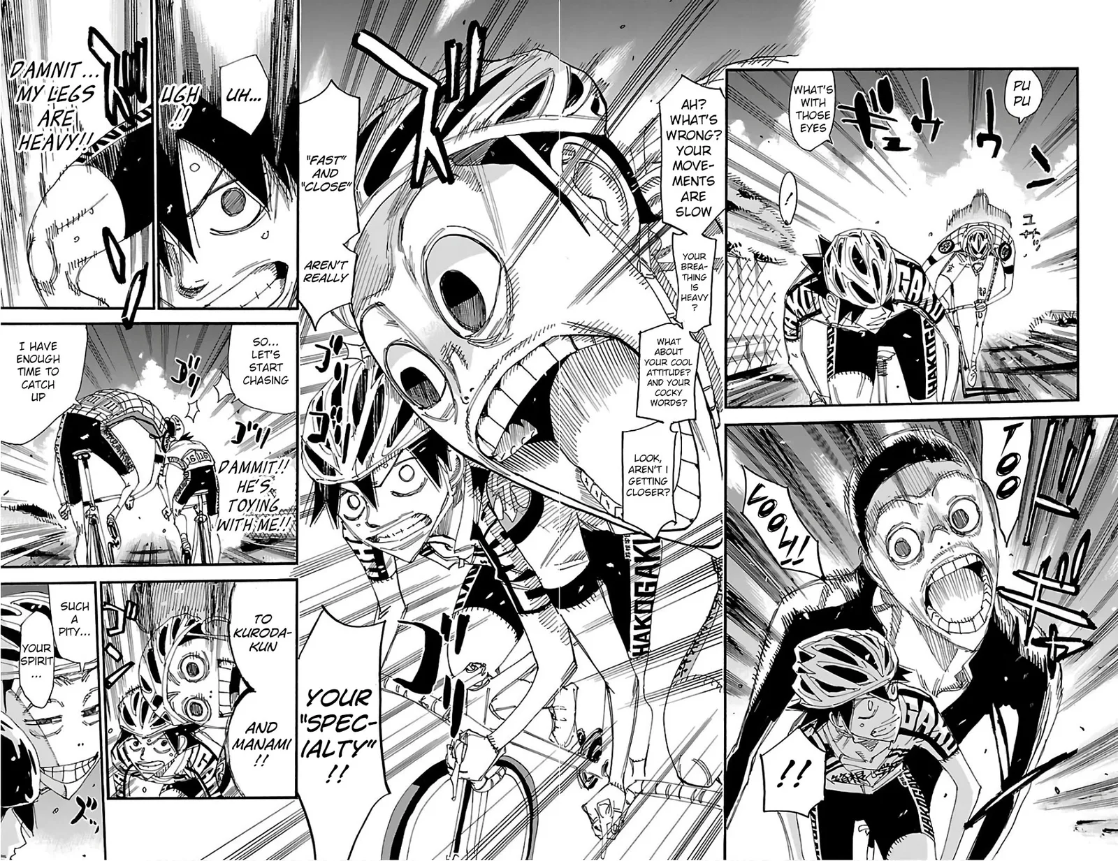 Yowamushi Pedal Chapter 487 page 2