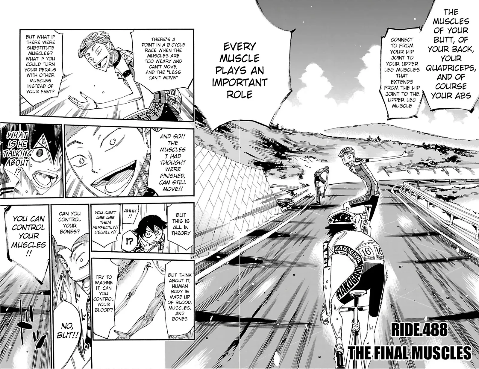 Yowamushi Pedal Chapter 488 page 2