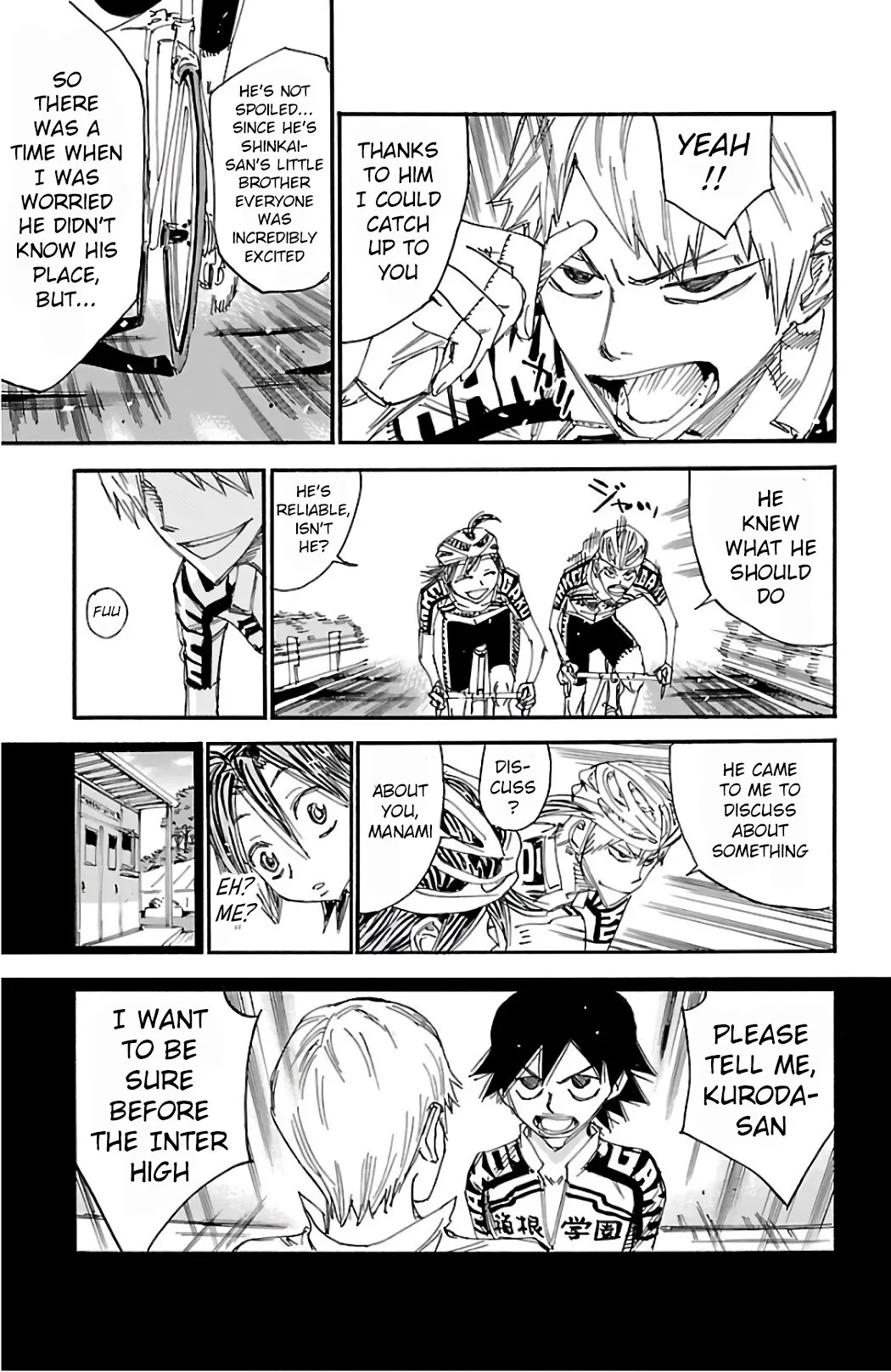 Yowamushi Pedal Chapter 488 page 13