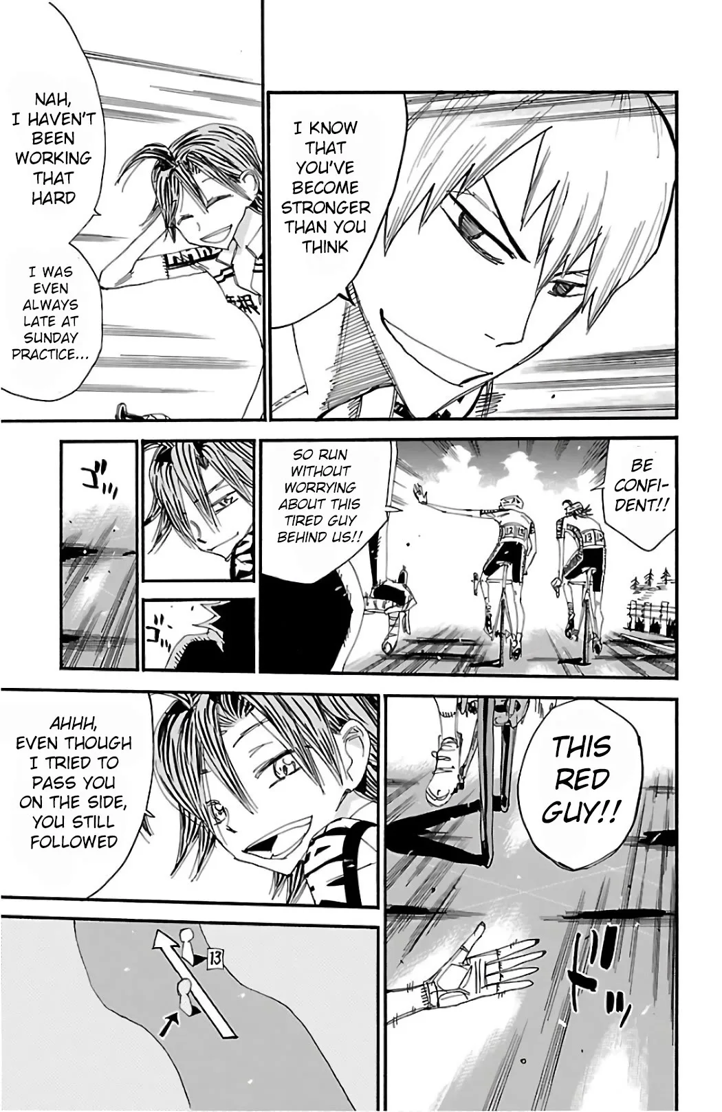 Yowamushi Pedal Chapter 488 page 17