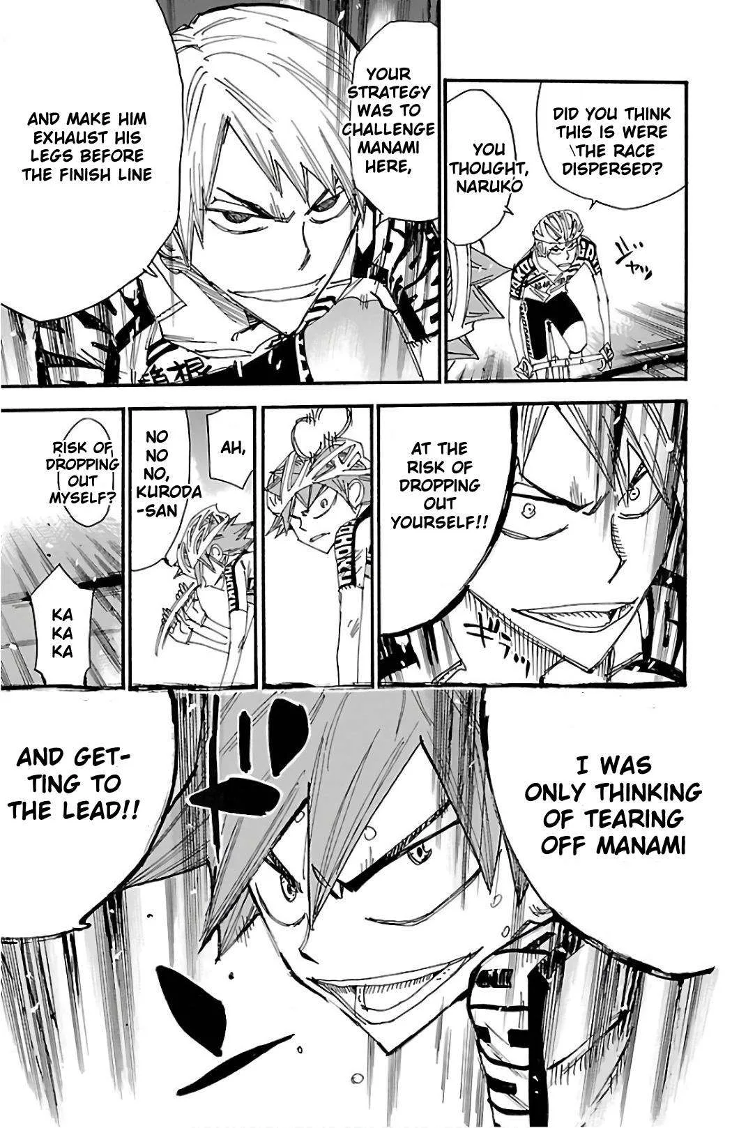 Yowamushi Pedal Chapter 489 page 17