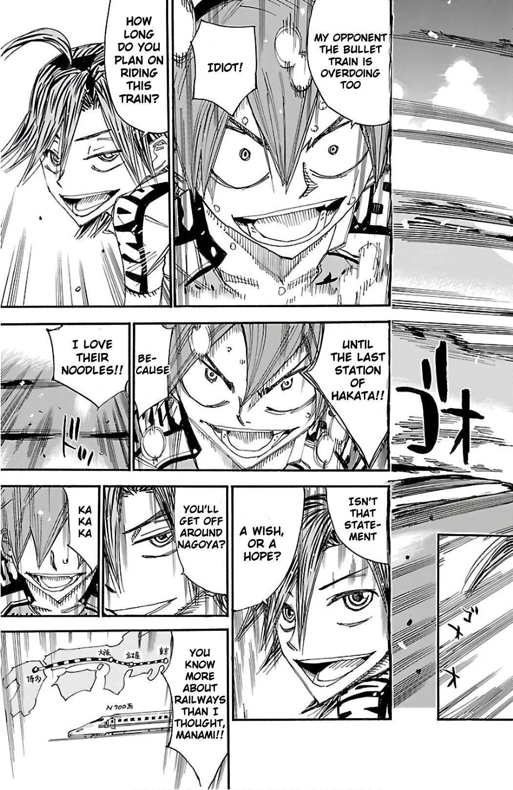 Yowamushi Pedal Chapter 489 page 13
