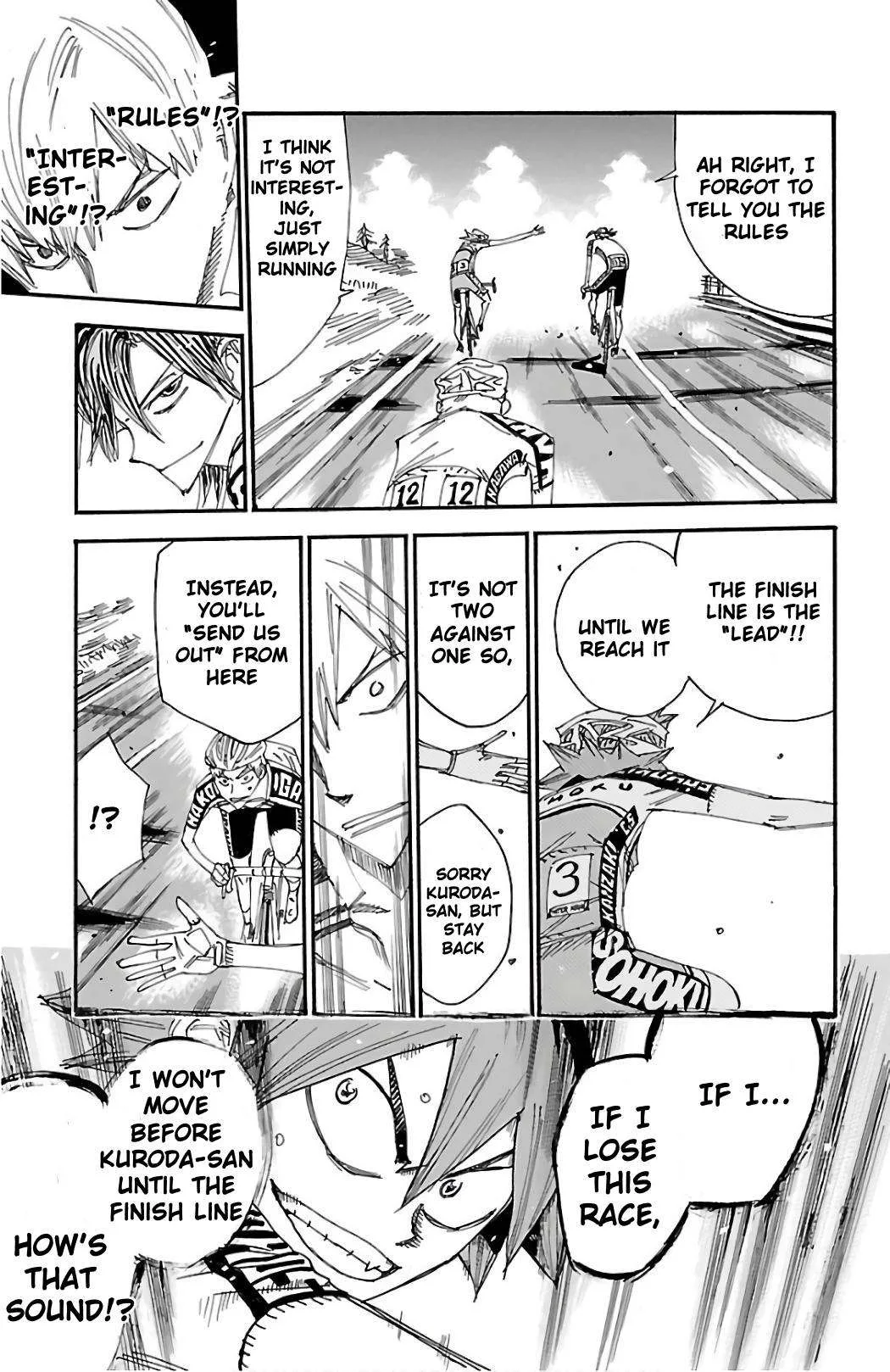 Yowamushi Pedal Chapter 489 page 19